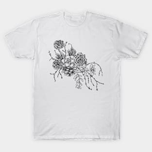 Succulent Vibes - Nature, floral design, plant lover T-Shirt